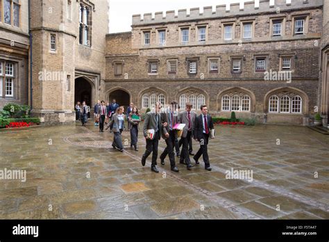 Pupils At Rugby School Uk Stock Photo Alamy