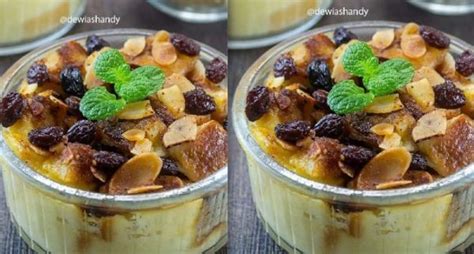 Resep Puding Roti Tawar Sederhana Lembut Dan Gurih Bikin Nagih