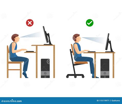 Lista Foto Postura Correcta Al Sentarse Frente Al Computador Lleno