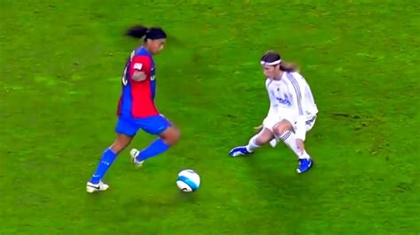 Top 10 Humiliating Dribbles by Ronaldinho Gaucho ᴴᴰ YouTube