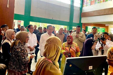 Presiden Jokowi Apresiasi Pelayanan Kesehatan Rsud Sultan Syarif