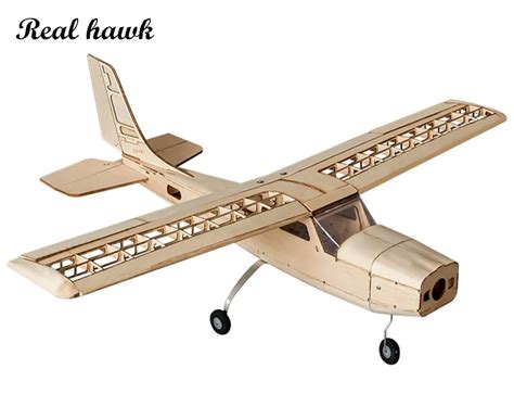 RC Plane Laser Cut Balsa Wood Airplane Kit New Cessna 182 Frame without Cover Wingspan 960mm ...