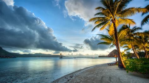 Bora Bora Beach Sunrise