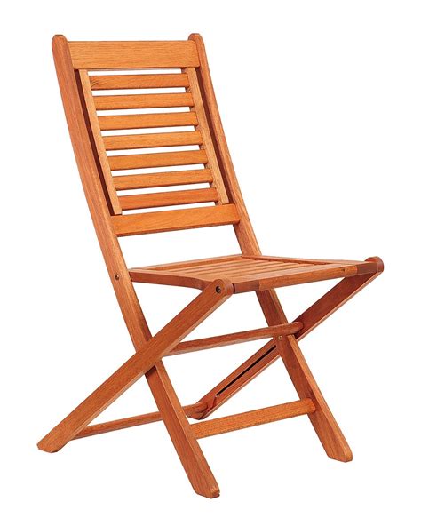 Buy Amazonia Outdoor Patio Wood Folding Dining Chair Nocolor At 36