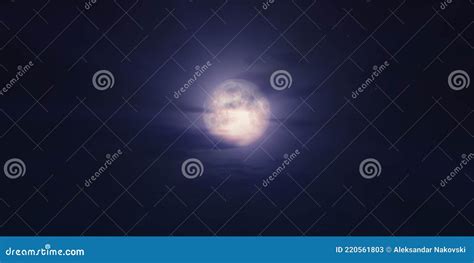 Full Moon At Night Night Sky Stock Illustration Illustration Of Light Illuminated 220561803