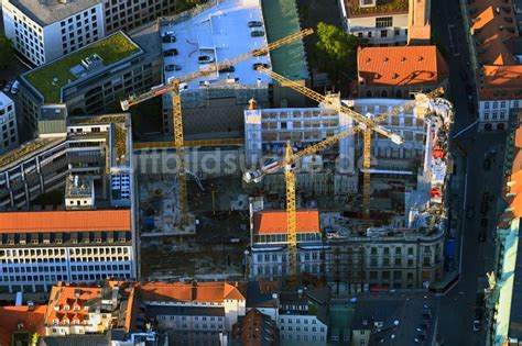 Luftaufnahme München Sanierung eines Gebäudekomplexes Kardinal