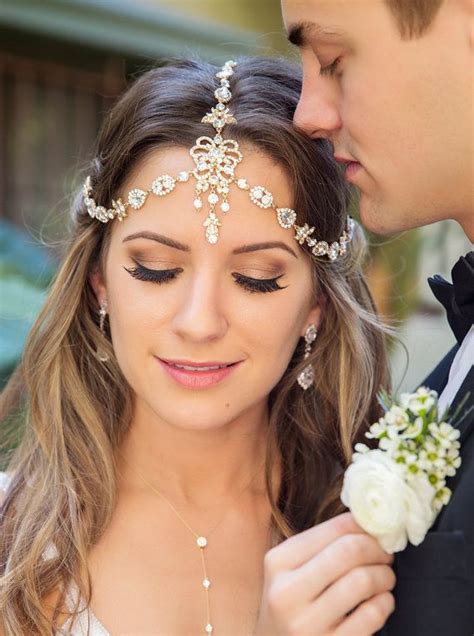 Bridal Headband Rhinestone Bridal Headpiece Wedding By AMYOBridal