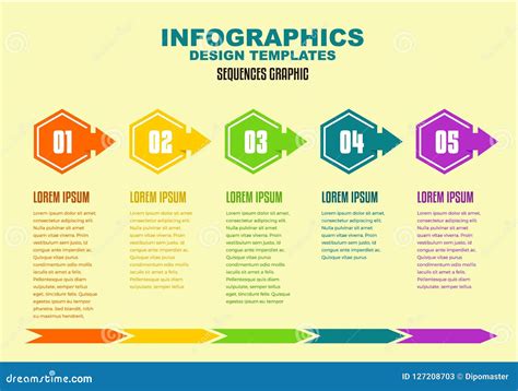 Business and Communication Infographic with Colorful Editable Vector ...