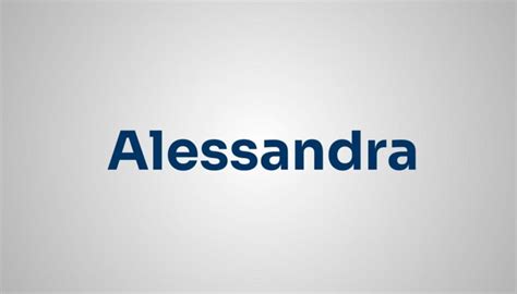 Qual o significado do nome Alessandra Dicionário de Nomes