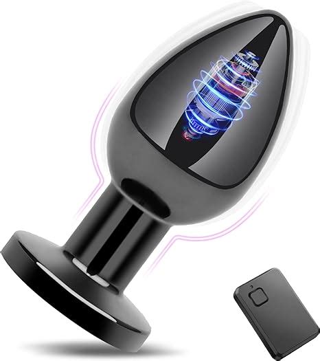 FIDECH Metall Analvibratoren für ihn Edelstahl Anal Plug Vibrator für Männer mit
