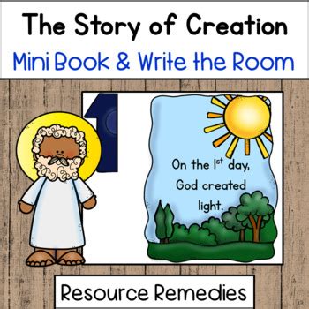 The Creation Story | Mini Book and Write the Room Activity | TPT