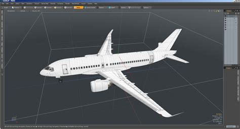 3D airbus a220 100 interior - TurboSquid 1610996