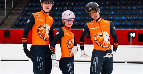 Dagen Voor Milaan Verrast Odido Shorttrackers Met Steun Van Thuis