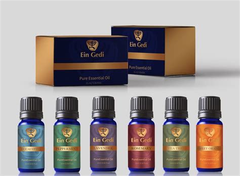 Essential Oil Package Design กราฟิกดีไซน์