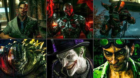 Batman Arkham Knight Todos los jefes Boss Fights DLC Español