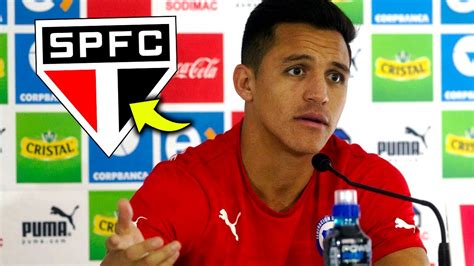 OLHA OQUE ALEXIS SANCHEZ FALOU APÓS ACERTO SÃO PAULO NOTICIAS DO