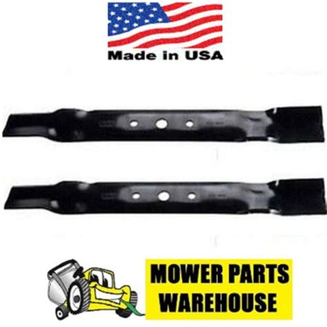 2 New Repl John Deere Mower Blades 42 Cut L100 L110 Gx20249 Gy20567 Gx20433 Ebay