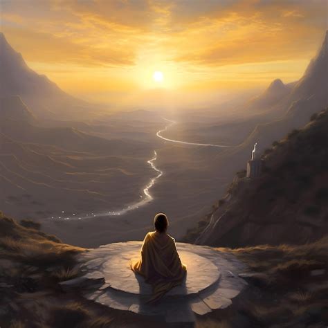Premium Ai Image The Most Beautiful Landscape Who Capture A Spiritual