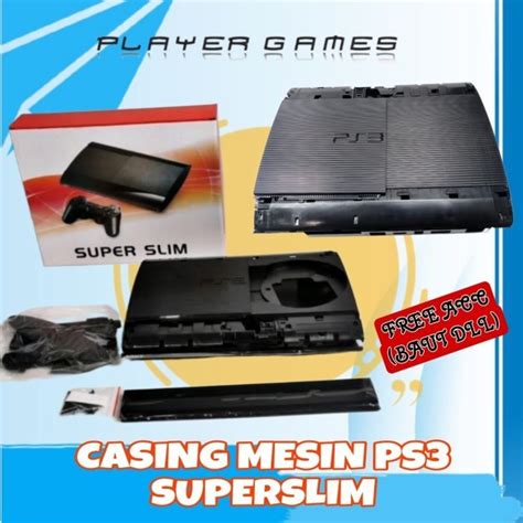 Jual CASING KESING MESIN PS3 SUPERSLIM HITAM Shopee Indonesia