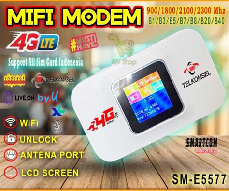 Promo Modem Mifi Wifi Pocket G Lte Smartcom Sm E Diskon Di