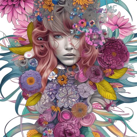 Digital Graphic Floral Watercolor Illustration · Creative Fabrica