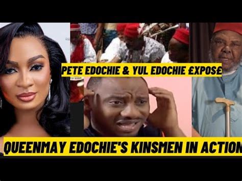 Queenmay Edochie S Kinsmen In Action Pete Edochie Yul Edochie In Sh0