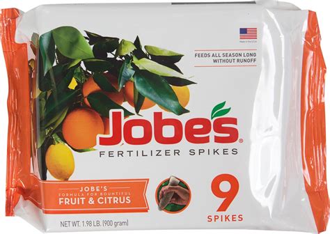 Jobe’s Garden Fertilizer Spikes Easy Plant Care Slow Release Fertilizer For Fruit