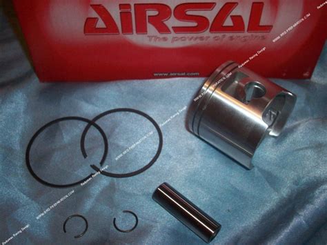 Piston bi segment AIRSAL Ø50mm axis 12mm for kit 80cc AIRSAL luxury bi