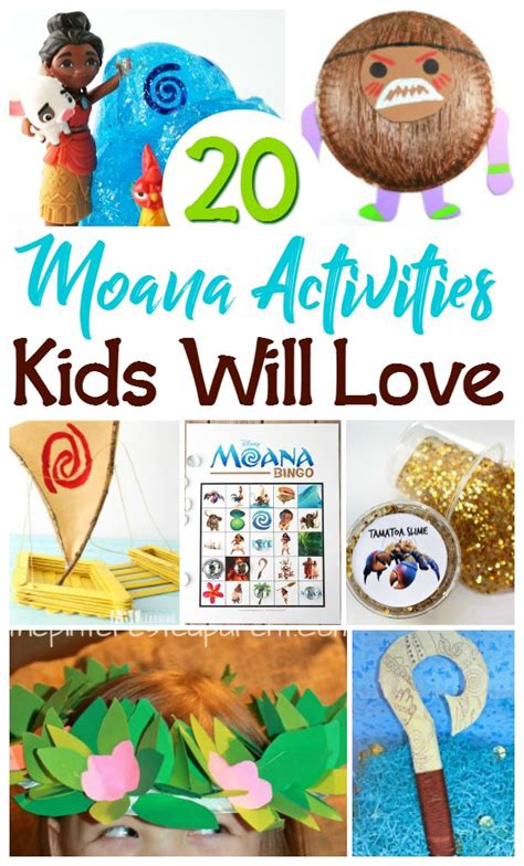 20 Moana Crafts And Activities For Kids Crafts On Sea Moana Crafts