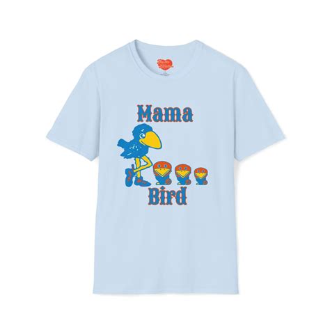 KU Jayhawks 1912 Mascot Circus Font Mama Bird W/ Baby Jays - Etsy