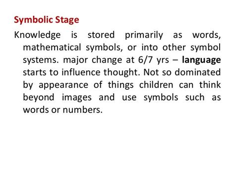 Cognitive Development Jerome S Bruner