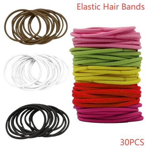 30pcs Hair Accessories For Girls Hair Tiesringsropes Elastic Tie Gum