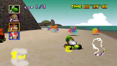 Mario Kart Koopa Troopa Beach Cc Nokonoko Beach Youtube