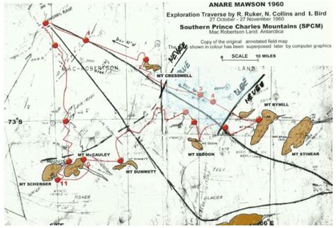 Southern Prince Charles Mountains Traverse 1960, by Ian Bird | ANARE ...