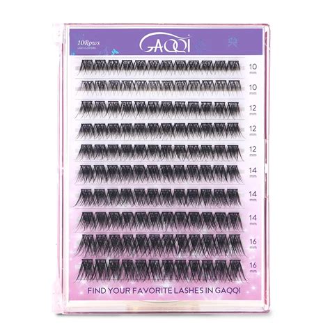 Amazon Gaqqi Lash Clusters Individual Eyelash Extensions Natural