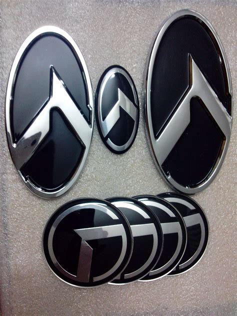 New Black K Logo Badge Emblem Fit For Kia Optima K Exterior