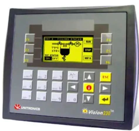 Unitronics V230 Vision PLC HMI Controller With Embedded HMI Panel User