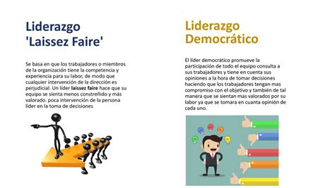 Estilos De Liderazgo Liderazgo Laissez Faire Se Basa En Que Los