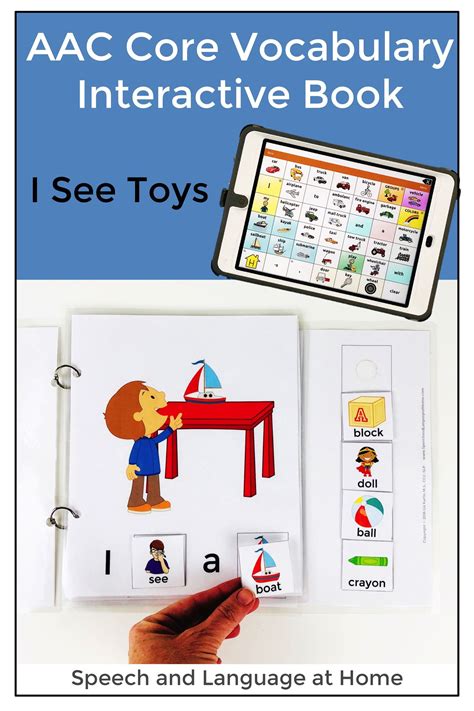 Aac Core Vocabulary Activities Interactive Books Speech Therapy I