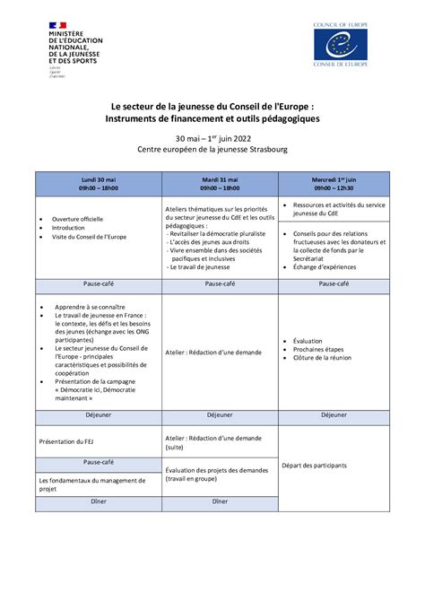 Calaméo Programme Prévisionnel Session De Formation France 30 Mai 1