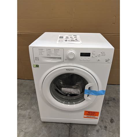 Grade A3 Hotpoint Wmbf742p 7kg 1400rpm Freestanding Washing Machine White 77776175 1