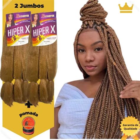 Jumbão Super X 400 Gramas Para Tranças Box Braids Boxeadora nago