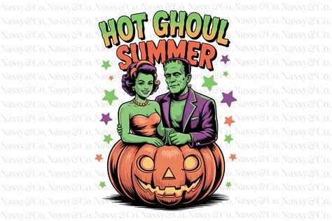 Hot Ghoul Summer Summerween Monster PNG Graphic By NASSY Designs Creative Fabrica