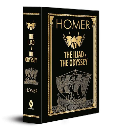 The Iliad And The Odyssey Deluxe Hardbound Edition Masterpieces Of Ancient Greek Culture Homer