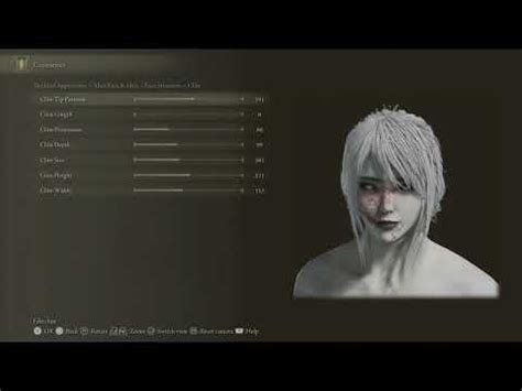 Elden Ring Female Character Creation Template