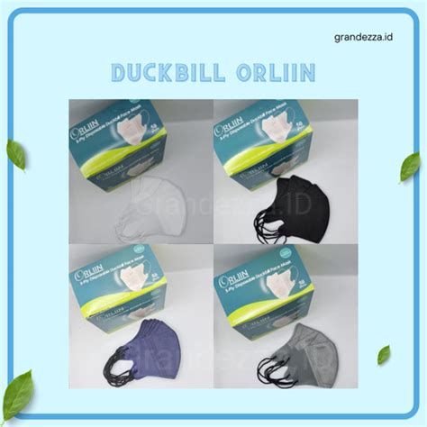 Jual Masker Duckbill Garis Ezio By Mouson Isi 50Pcs Earloop Cantol