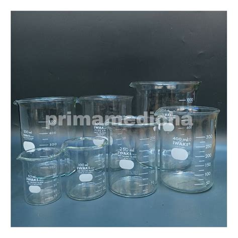 Jual Gelas Kimia IWAKI Beaker Glass Shopee Indonesia