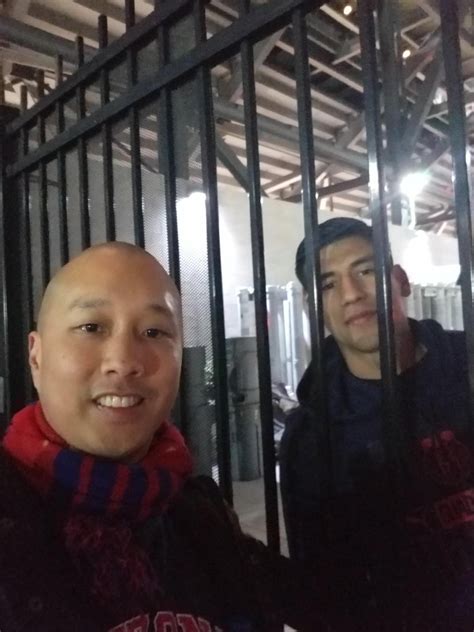 Which Chivas player did I meet? I saw a bunch of fans trying to get his ...