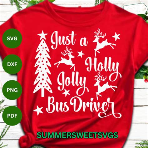 School Svg Christmas Svg Bus Driver Svg School Staff Shirt Design