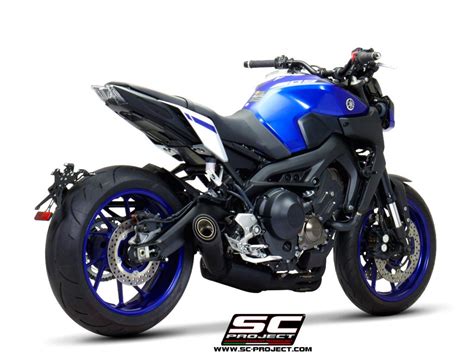 Sc Project Exhaust Yamaha Mt 09 Full Exhaust System 3 1 S1 Silencer